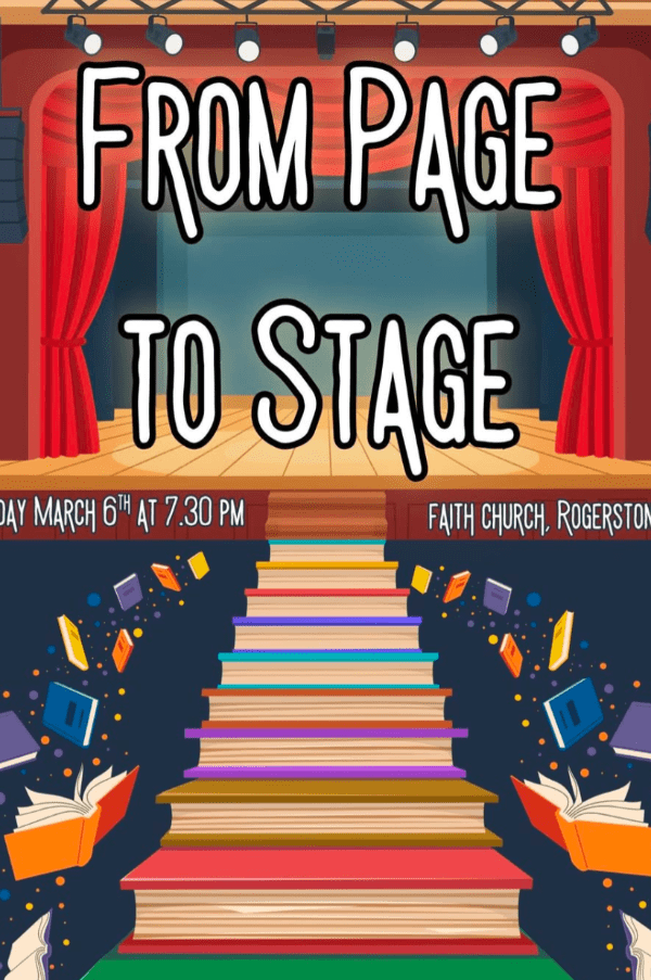 From Page to Stage Event Poster